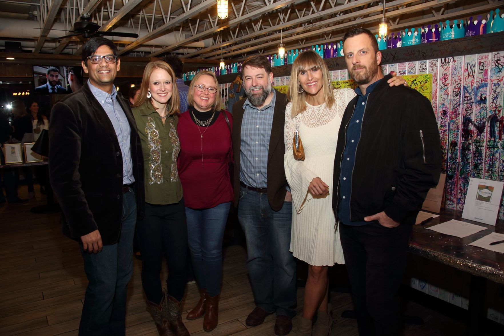 Rajiv and Kelly Patel, CC and John Yates, Liz and Brian Murphy